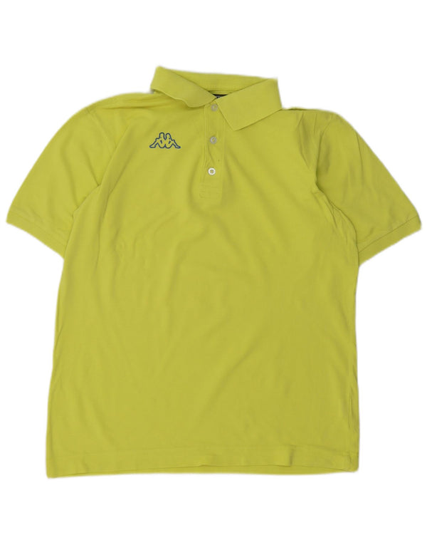 Kappa Mens Polo Shirt Medium Green Cotton
