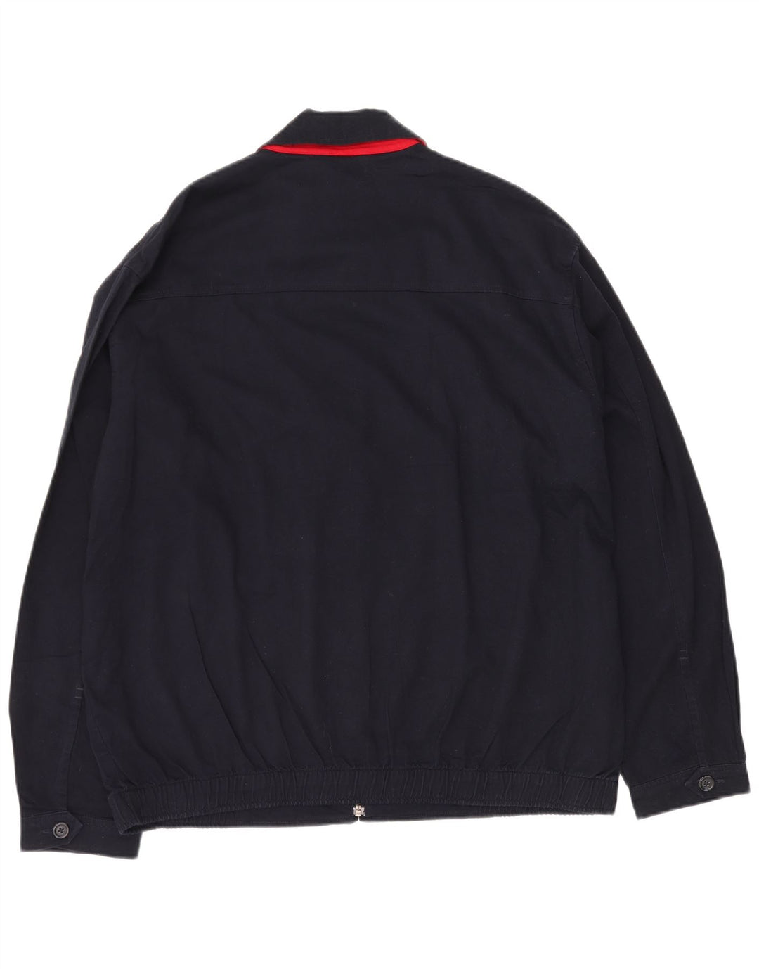 Chaps Mens Bomber Jacket UK 40 Large Navy Blue Cotton