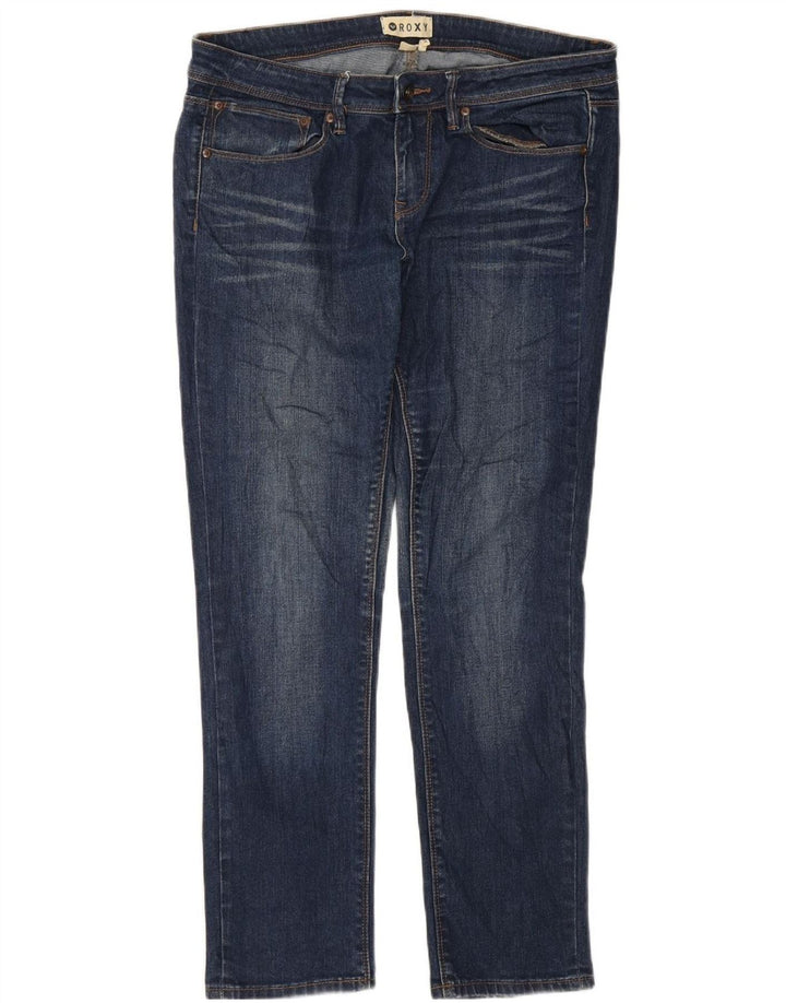Roxy Womens Slim Jeans W31 L28 Navy Blue Cotton