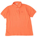 Sergio Tacchini Mens Polo Shirt Medium Orange Cotton
