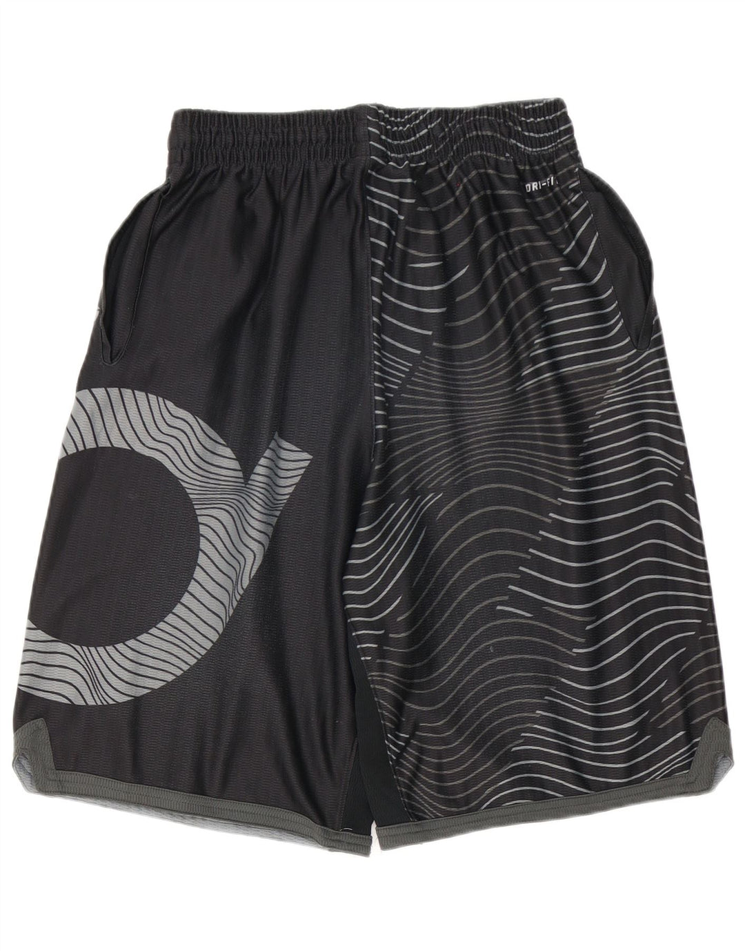NIKE Mens Dri Fit Sport Shorts Large  Black Geometric Polyester
