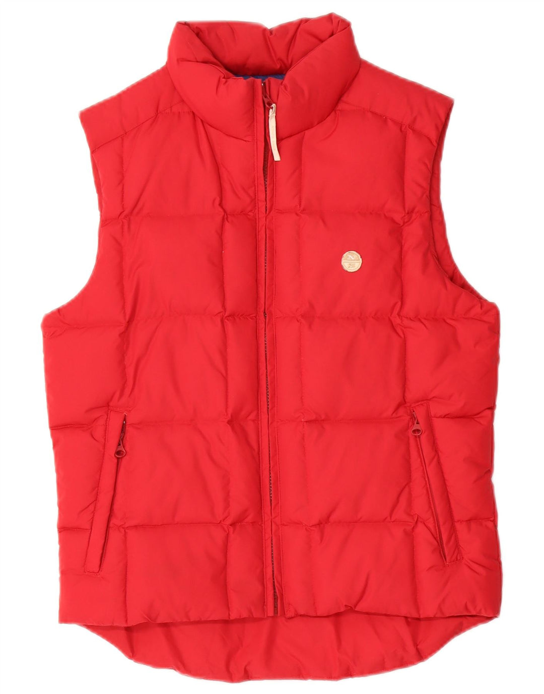 North Sails Womens Padded Gilet UK 10 Small Red Polyamide