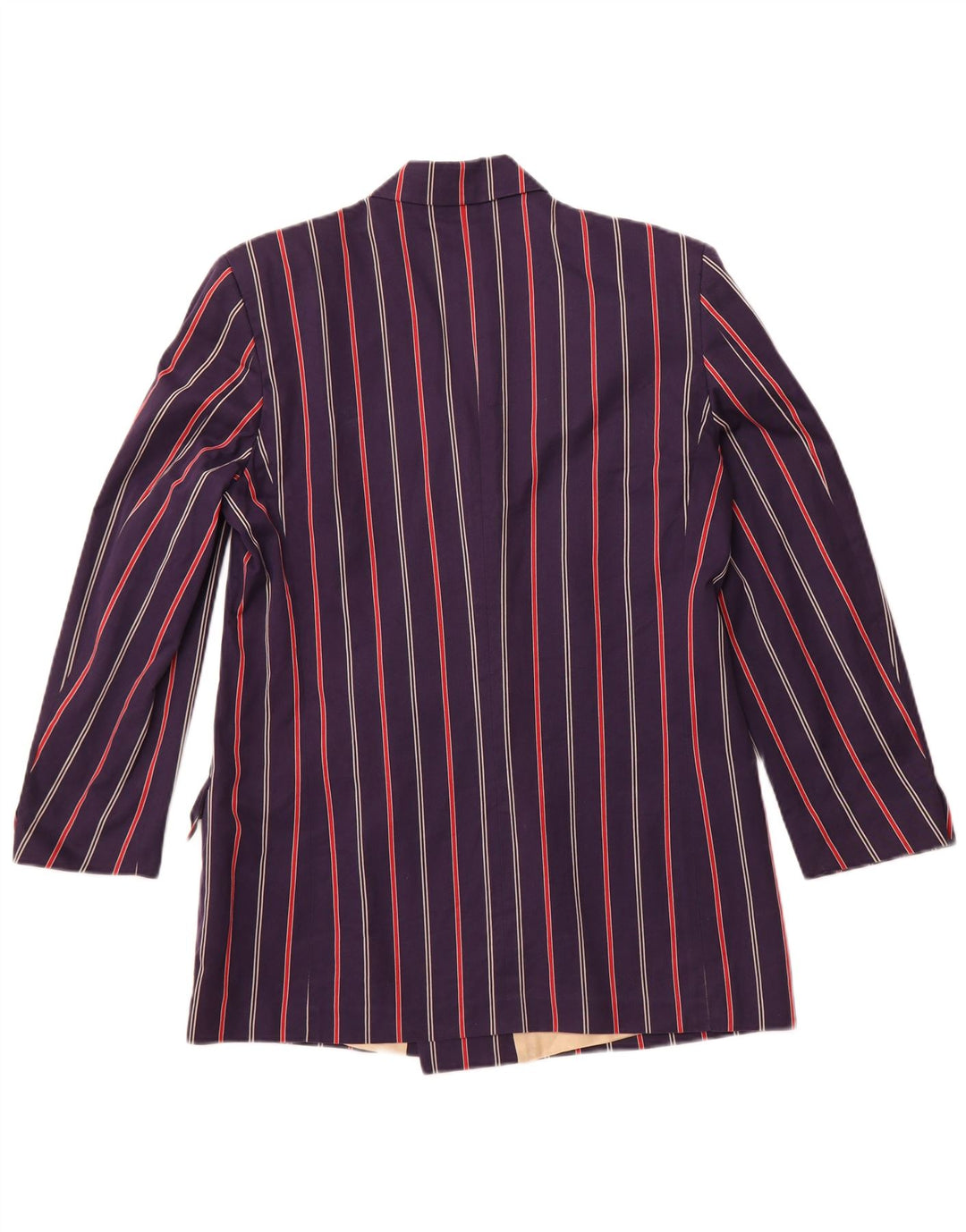 Henry Cottons Mens Blazer Jacket IT 44 XS Navy Blue Striped Cotton