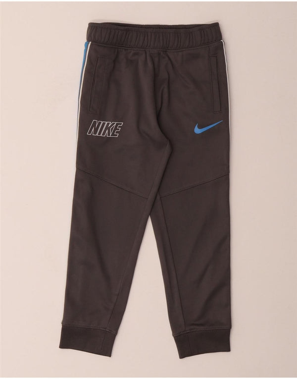 Nike Boys Dri Fit Tracksuit Trousers Joggers 5-6 Years Medium Grey
