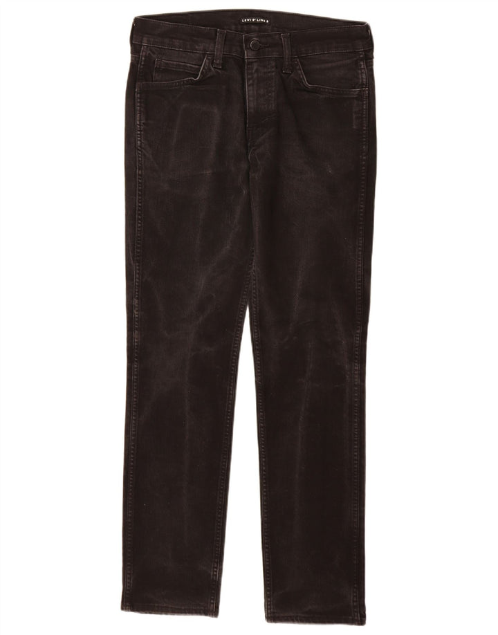 Levi's Womens Line 8 Slim Jeans W30 L32 Black Cotton