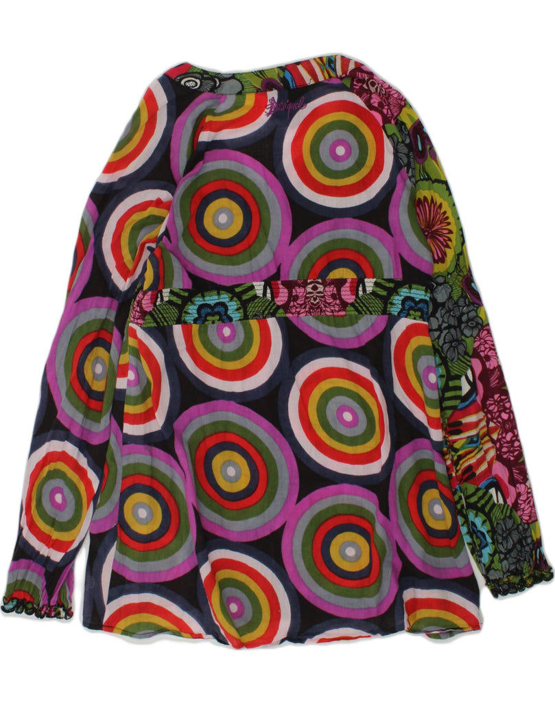 DESIGUAL Girls Crazy Pattern Top Long Sleeve 11-12 Years Multicoloured | Vintage Desigual | Thrift | Second-Hand Desigual | Used Clothing | Messina Hembry 