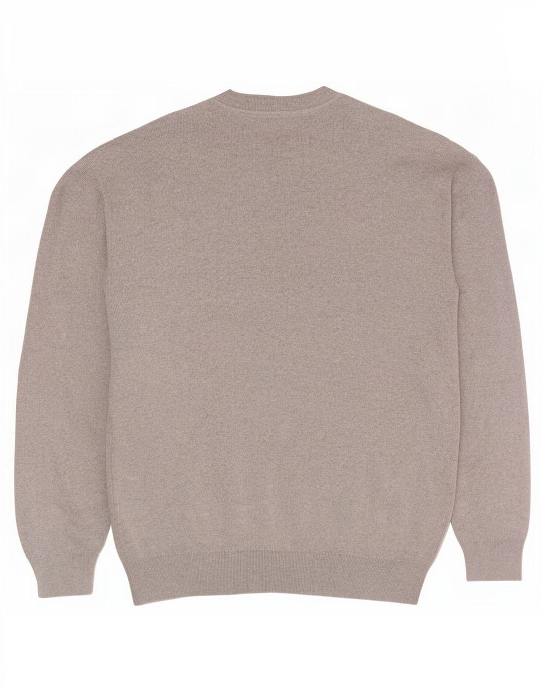 Zara Mens Crew Neck Jumper Sweater Large Grey Cotton