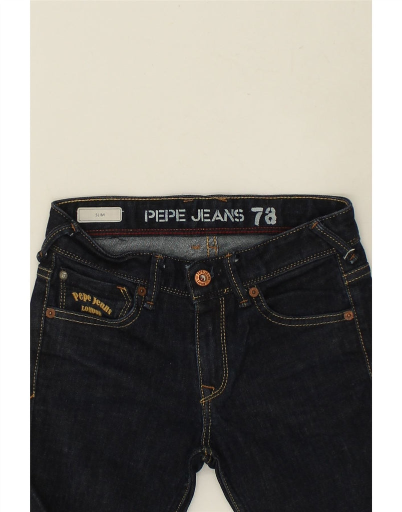 PEPE JEANS Girls Slim Jeans 11-12 Years W24 L25 Black | Vintage PEPE Jeans | Thrift | Second-Hand PEPE Jeans | Used Clothing | Messina Hembry 