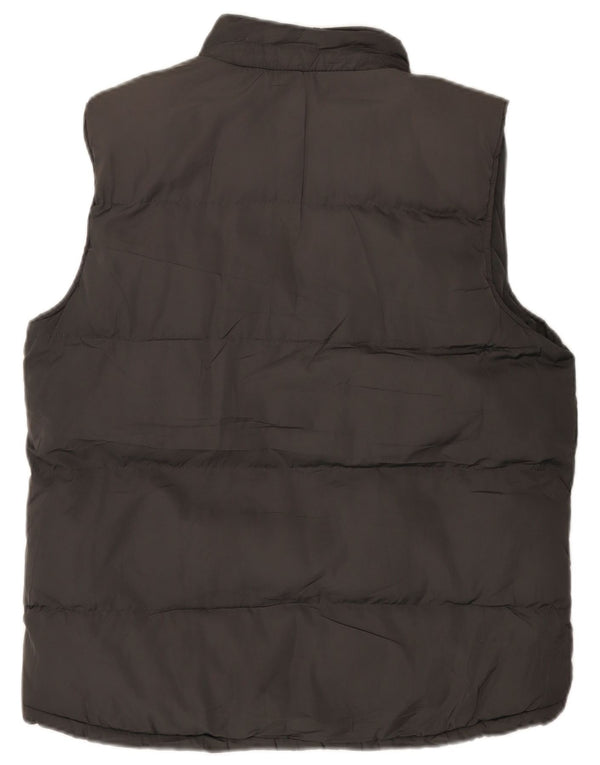 Crew Clothing Mens Padded Gilet UK 38 Medium Grey Polyester