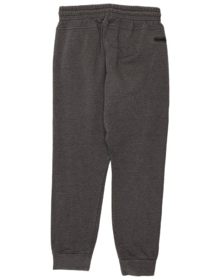 Under Armour Mens Tracksuit Trousers Joggers Medium Grey Colourblock Cotton