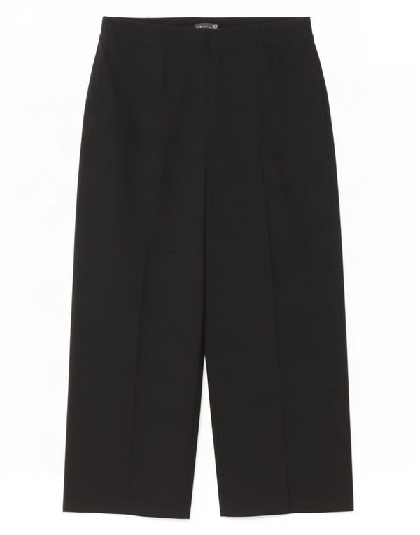 Marks & Spencer Womens High Waist Casual Trousers UK 16 Large W34 L27 Black