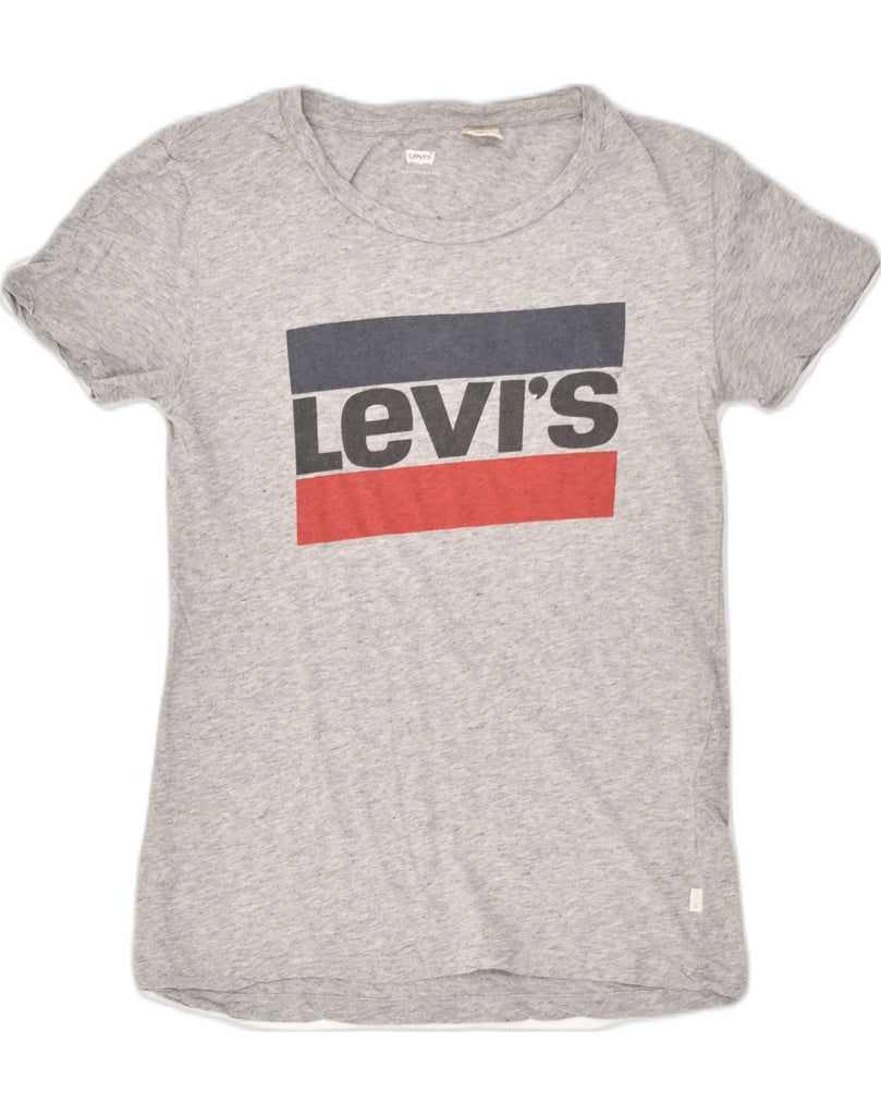 LEVI'S Mens Graphic T-Shirt Top 2XS Grey Cotton | Vintage Levi's | Thrift | Second-Hand Levi's | Used Clothing | Messina Hembry 