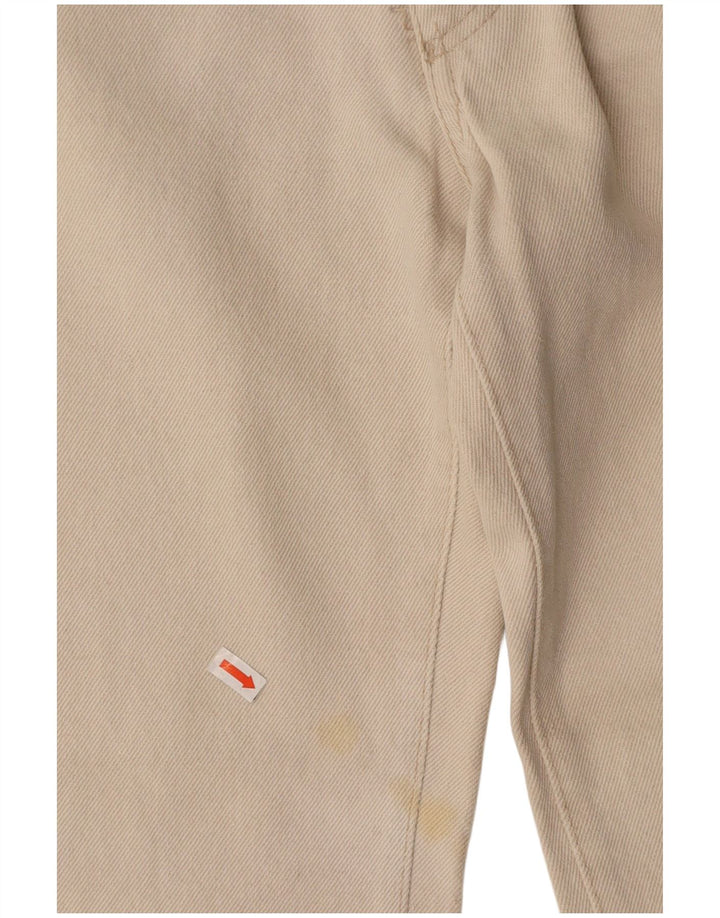 TRUSSARDI Mens Tapered Jeans W30 L29  White Cotton