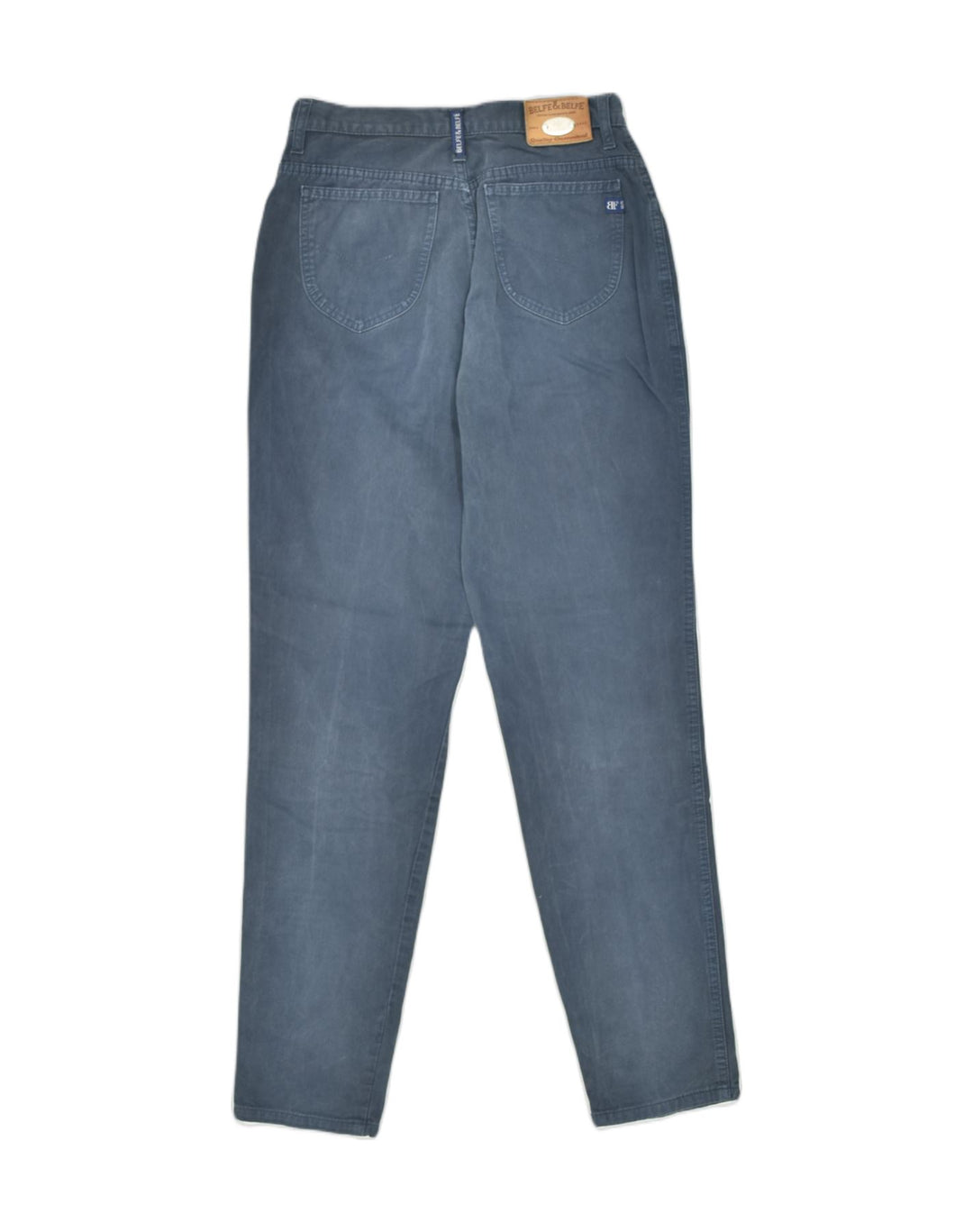 BELFE & BELFE Womens High Waist Tapered Jeans IT 46 Large W30 L31 Blue | Vintage | Thrift | Second-Hand | Used Clothing | Messina Hembry 