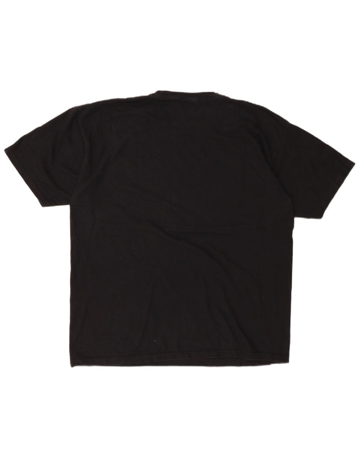 HARLEY Mens Regular Fit Graphic T-Shirt Top XL Black Cotton