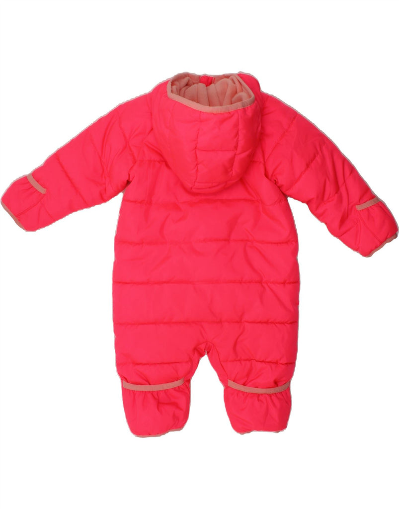 NIKE Baby Girls Hooded Padded Jumpsuit 3-6 Months  Pink Polyester Vintage Nike and Second-Hand Nike from Messina Hembry 