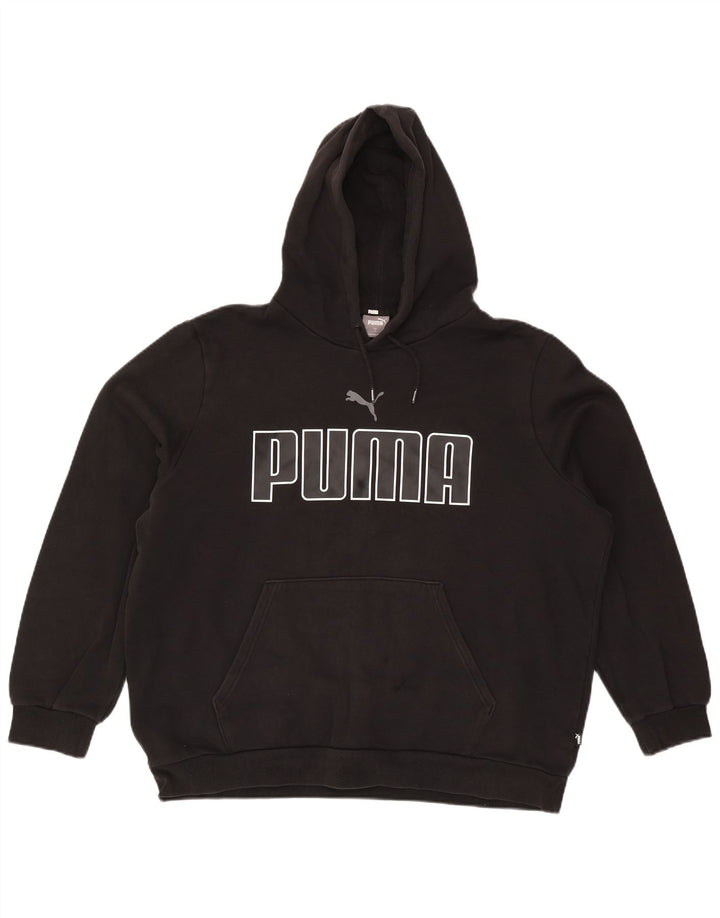 Puma Mens Graphic Hoodie Jumper XL Black