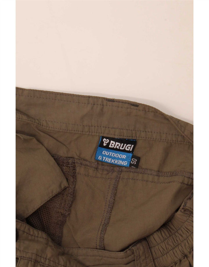 Brugi Mens Cargo Shorts IT 50 Large W32 Khaki