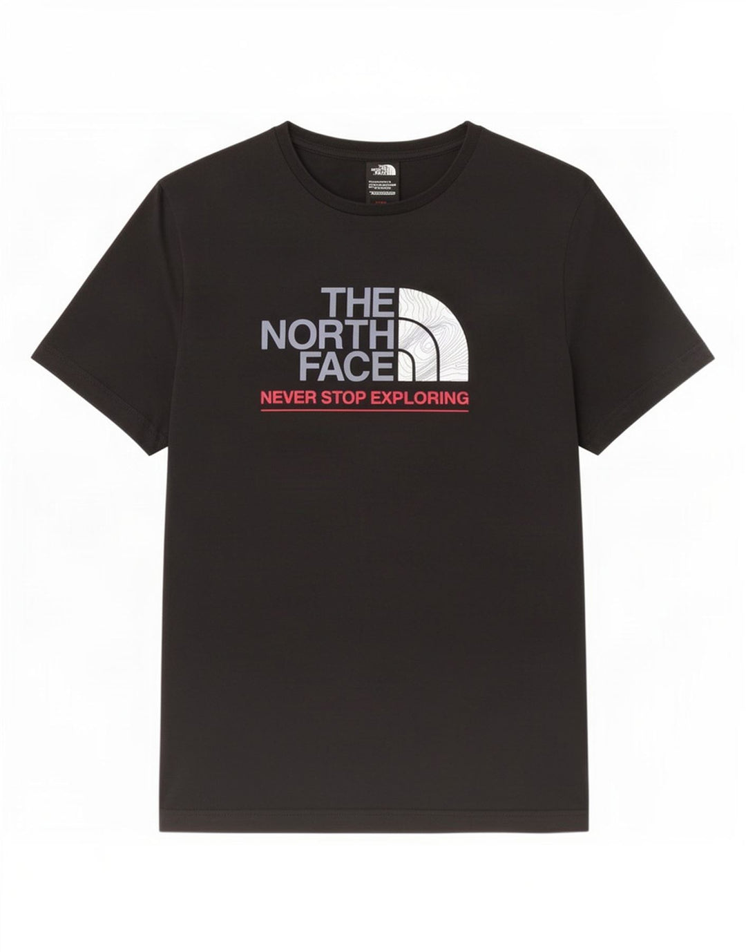 The North Face Mens Graphic T-Shirt Top Medium Black Cotton