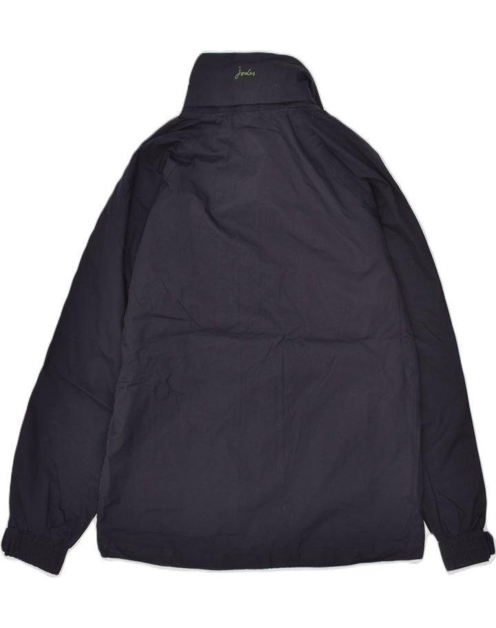 JOULES Womens Windbreaker Jacket UK 8 Small Navy Blue Polyester | Vintage Joules | Thrift | Second-Hand Joules | Used Clothing | Messina Hembry 