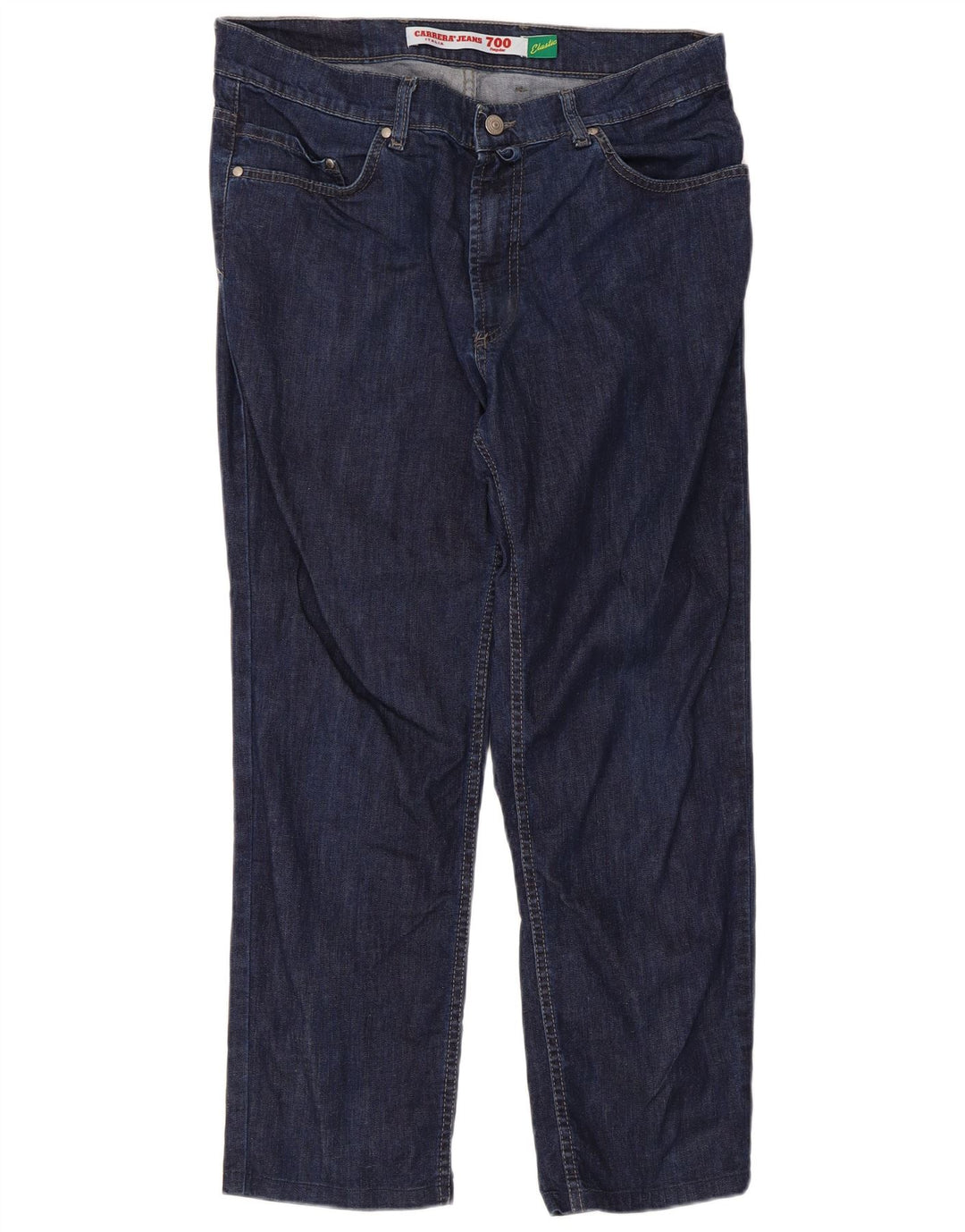 Carrera Mens 700 Regular Cropped Jeans W32 L26 Navy Blue