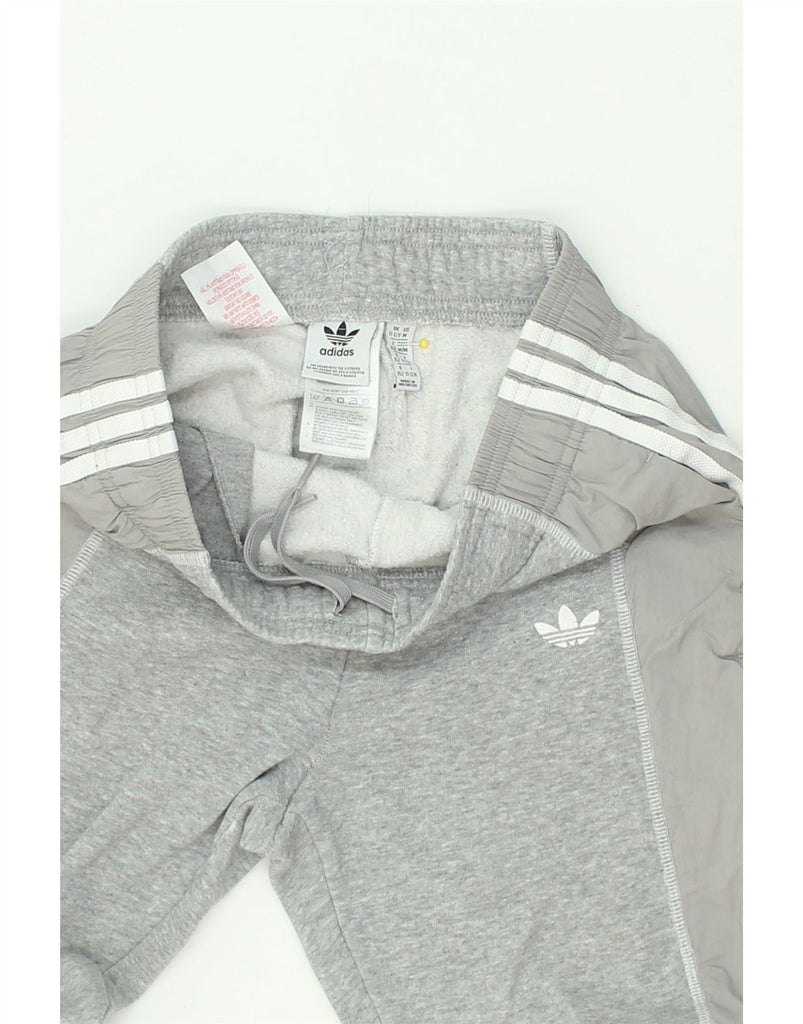 ADIDAS Boys Tracksuit Trousers Joggers 11-12 Years Medium  Grey Cotton | Vintage Adidas | Thrift | Second-Hand Adidas | Used Clothing | Messina Hembry 