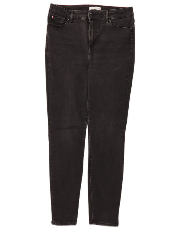 Tommy Hilfiger Womens Harlem Ultra Skinny Jeans W32 L30 Black Cotton
