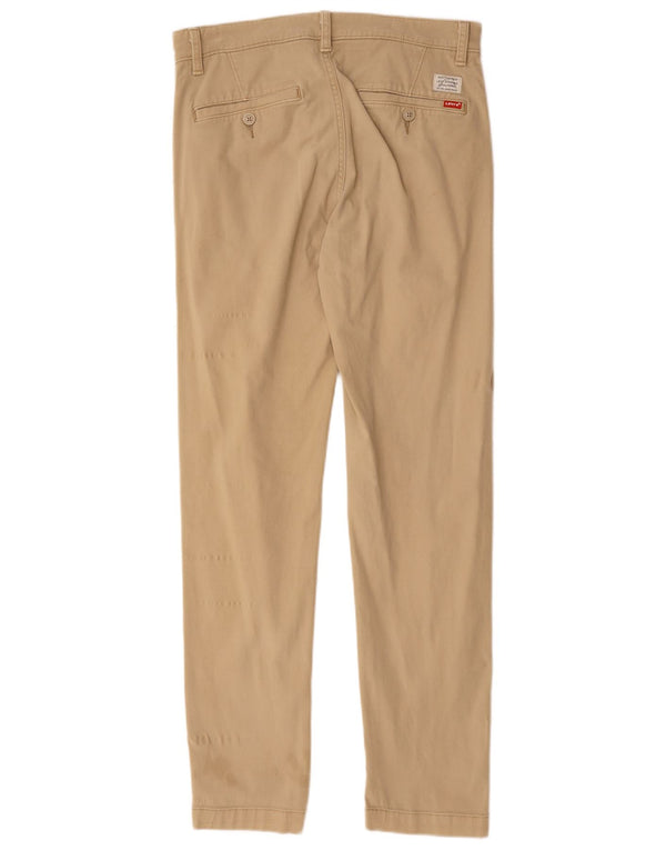 Levi's Mens Standard Tapered Chino Trousers W30 L32 Beige Cotton