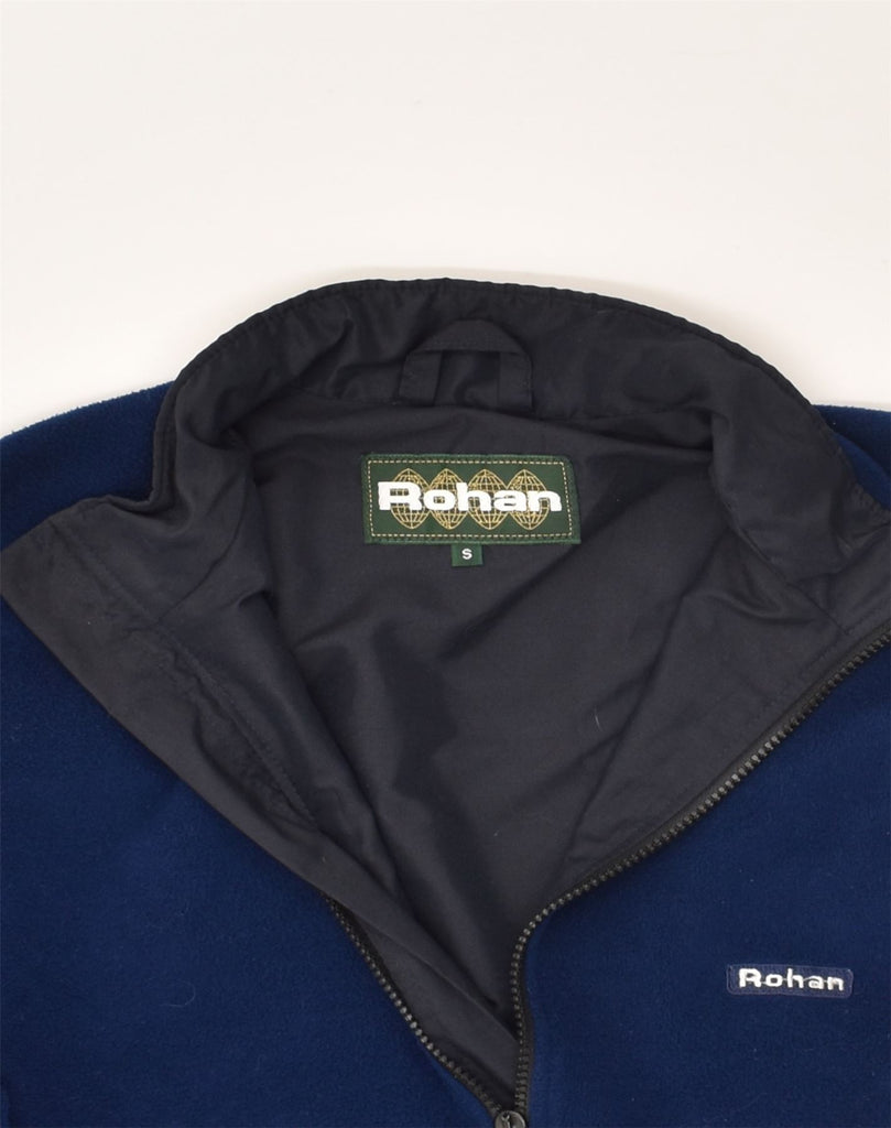 ROHAN Mens Tracksuit Top Jacket Small Navy Blue Polyester | Vintage Rohan | Thrift | Second-Hand Rohan | Used Clothing | Messina Hembry 