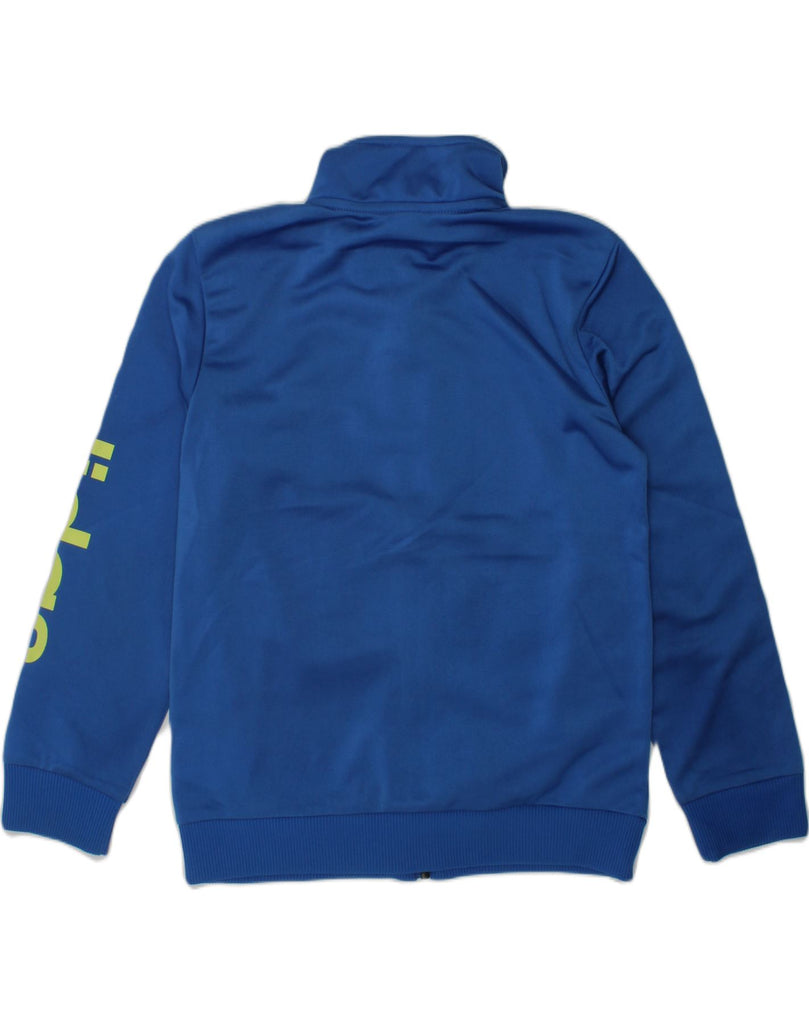 ADIDAS Boys Graphic Tracksuit Top Jacket 7-8 Years Blue Polyester | Vintage Adidas | Thrift | Second-Hand Adidas | Used Clothing | Messina Hembry 