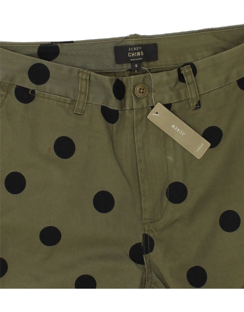 J. CREW Womens Straight Chino Trousers US 8 Medium W32 L28  Khaki | Vintage J. Crew | Thrift | Second-Hand J. Crew | Used Clothing | Messina Hembry 