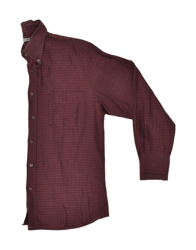 VINTAGE Mens Shirt XL Burgundy | Vintage Vintage | Thrift | Second-Hand Vintage | Used Clothing | Messina Hembry 