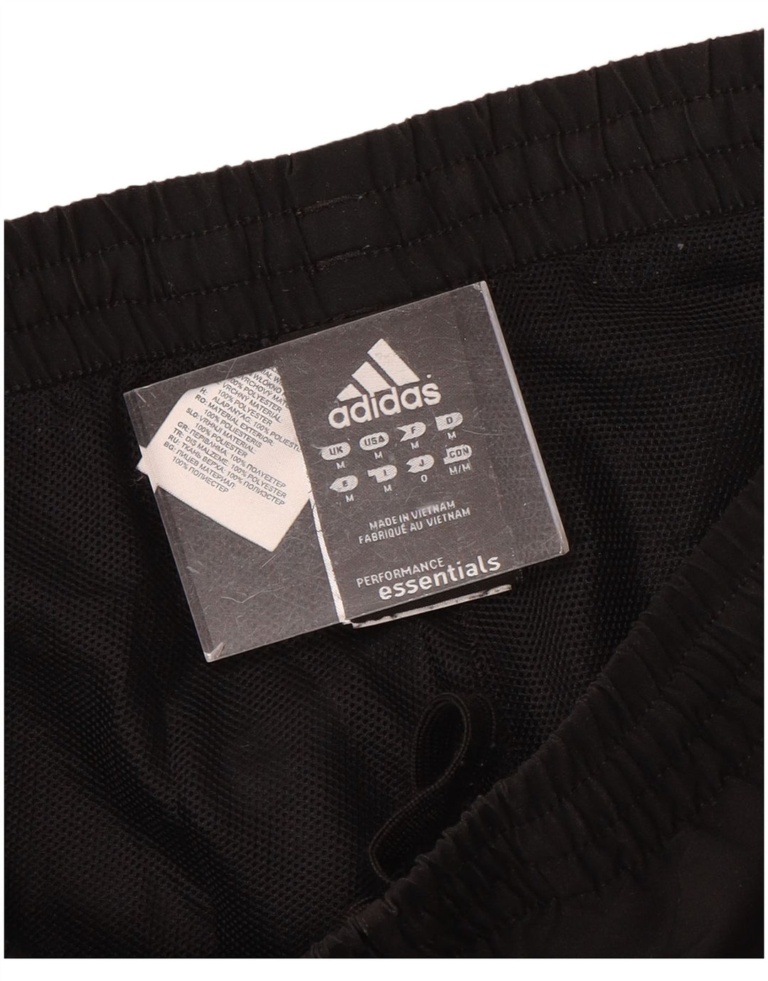 ADIDAS Mens Climalite Tracksuit Trousers Joggers Medium  Black Polyester