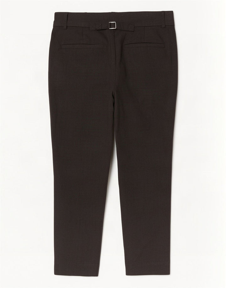 Zara Womens Pegged Cropped Trousers Medium W28 L26 Grey Check