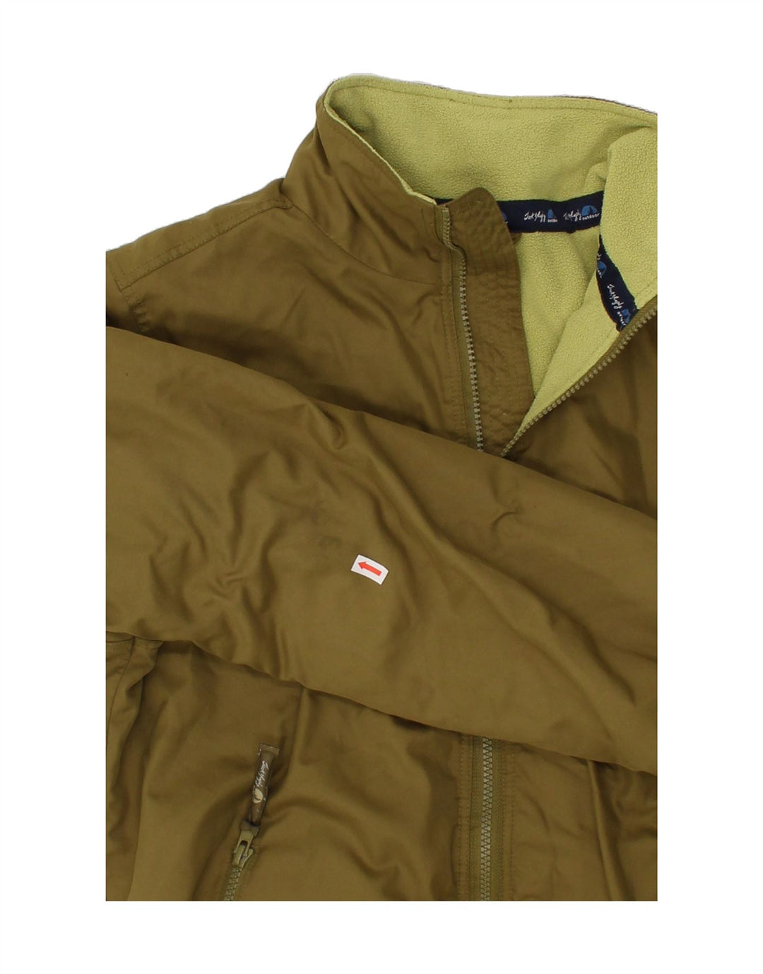 JACK MURPHY Womens Oversized Bomber Windbreaker Jacket UK 10 Small Khaki Vintage Jack Murphy and Second-Hand Jack Murphy from Messina Hembry 