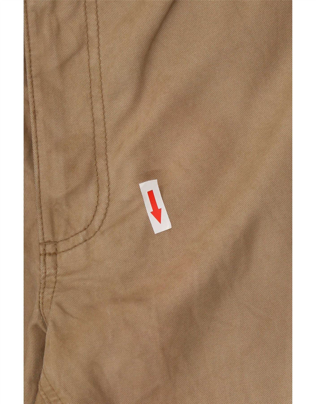 Marks & Spencer Mens Straight Cargo Trousers W32 L29 Beige Cotton