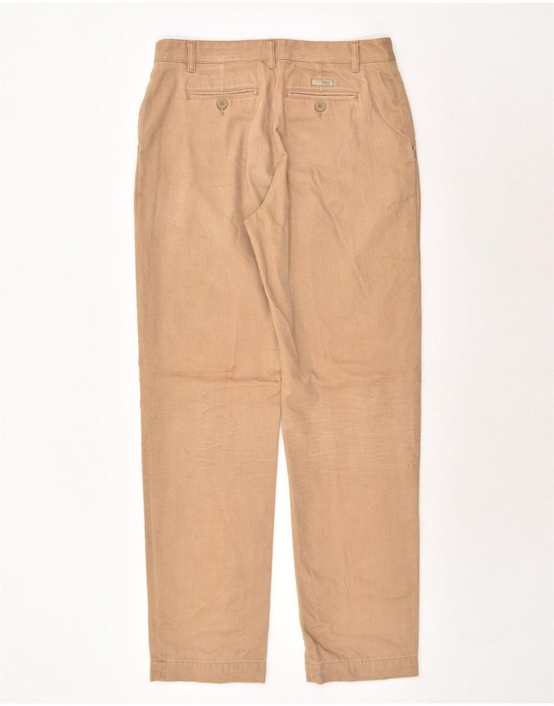 CALVIN KLEIN Mens Straight Chino Trousers W33 L34 Beige Cotton | Vintage Calvin Klein | Thrift | Second-Hand Calvin Klein | Used Clothing | Messina Hembry 