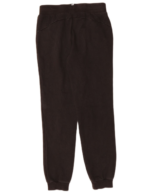 PUMA Boys Tracksuit Trousers Joggers 13-14 Years  Black Cotton