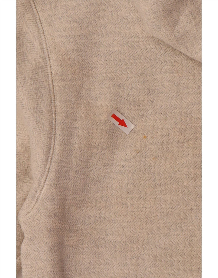 BILLABONG Womens Zip Hoodie Sweater UK 8 Small  Grey Colourblock