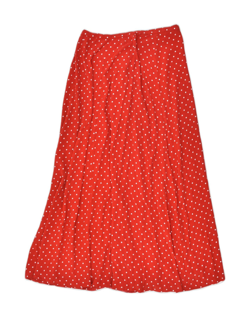 TALBOTS Womens High Waist A-Line Skirt US 10 Large W259 Red Polka Dot | Vintage Talbots | Thrift | Second-Hand Talbots | Used Clothing | Messina Hembry 