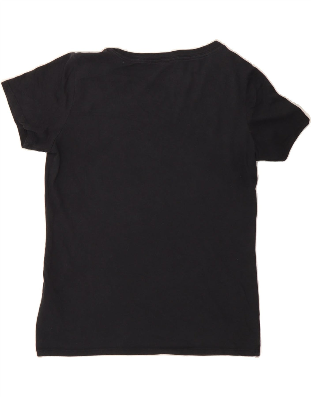 NIKE Womens Athletic Cut Graphic T-Shirt Top UK 14 Medium Black Vintage Nike and Second-Hand Nike from Messina Hembry 