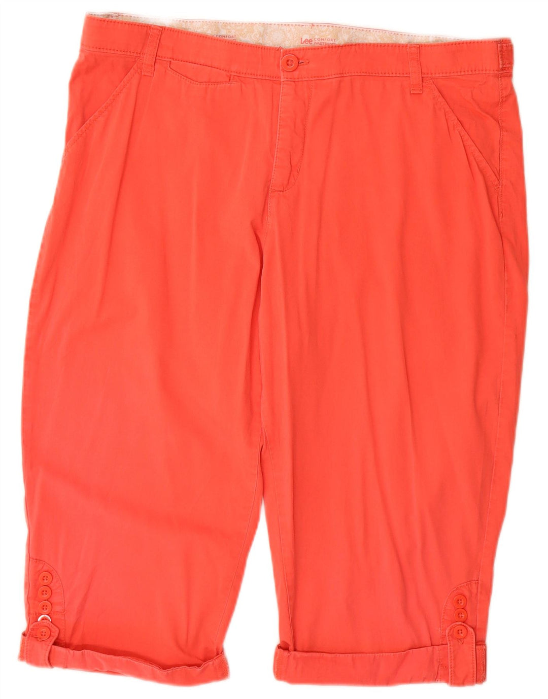 Lee Womens Regular Bermuda Shorts W38 XL Red