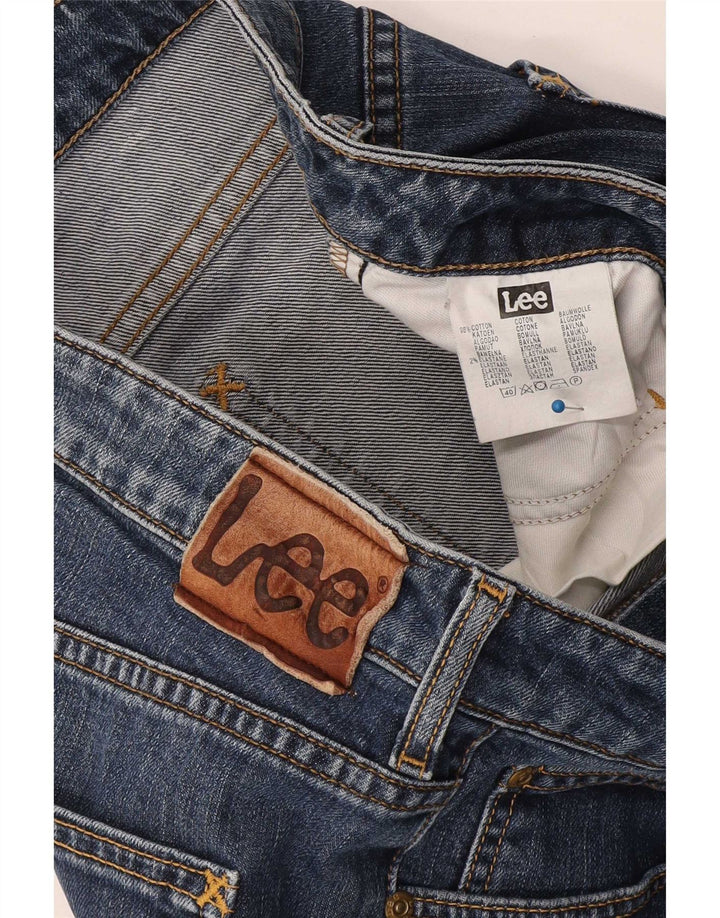 Lee Mens Bootcut Jeans W33 L33 Blue Cotton