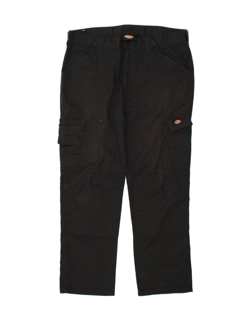 DICKIES Mens Straight Cargo Trousers W38 L31 Black Cotton Vintage Dickies and Second-Hand Dickies from Messina Hembry 