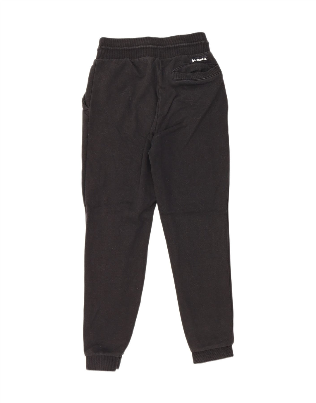 COLUMBIA Mens Tracksuit Trousers Joggers Small Black Cotton Vintage Columbia and Second-Hand Columbia from Messina Hembry 