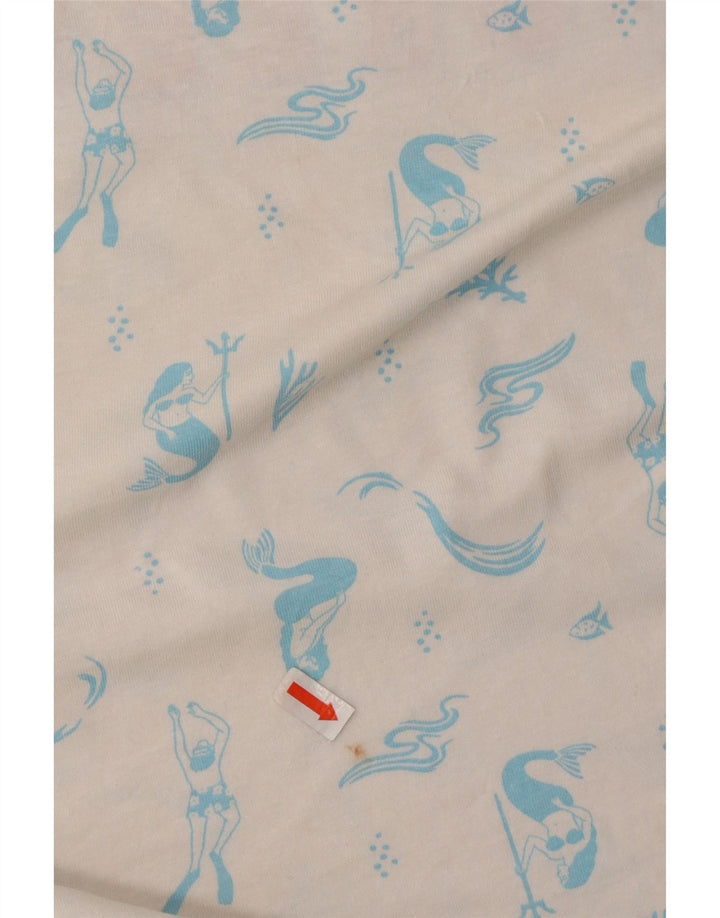 HURLEY Mens Graphic T-Shirt Top Medium White Cotton