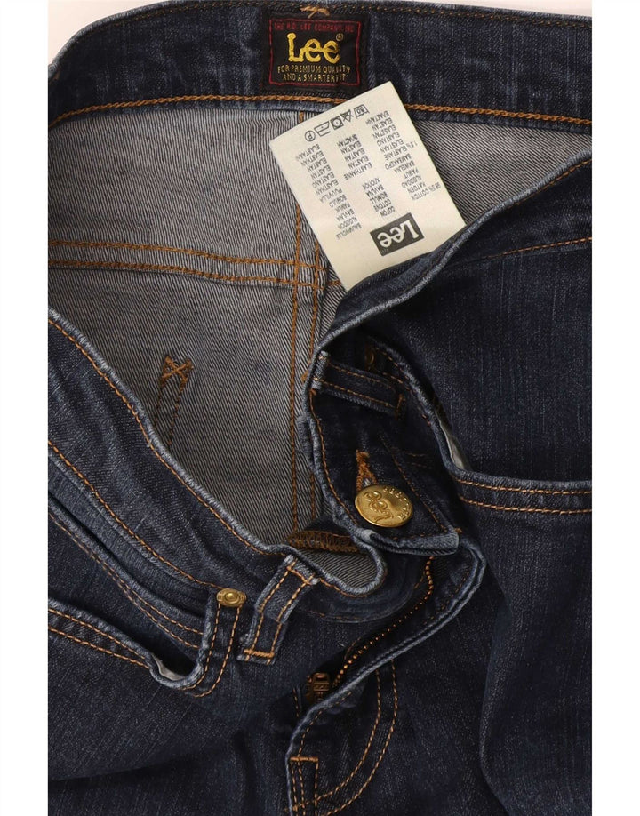 Lee Womens Luke Slim Jeans W29 L30 Navy Blue Cotton
