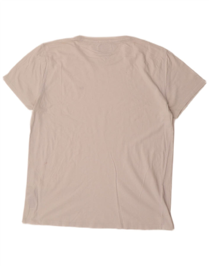 Tommy Hilfiger Mens Regular Fit T-Shirt Large White Cotton
