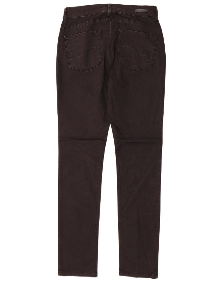 LEE Womens Easy Fit Slim Jeans US 8 Medium W30 L31 Black Cotton