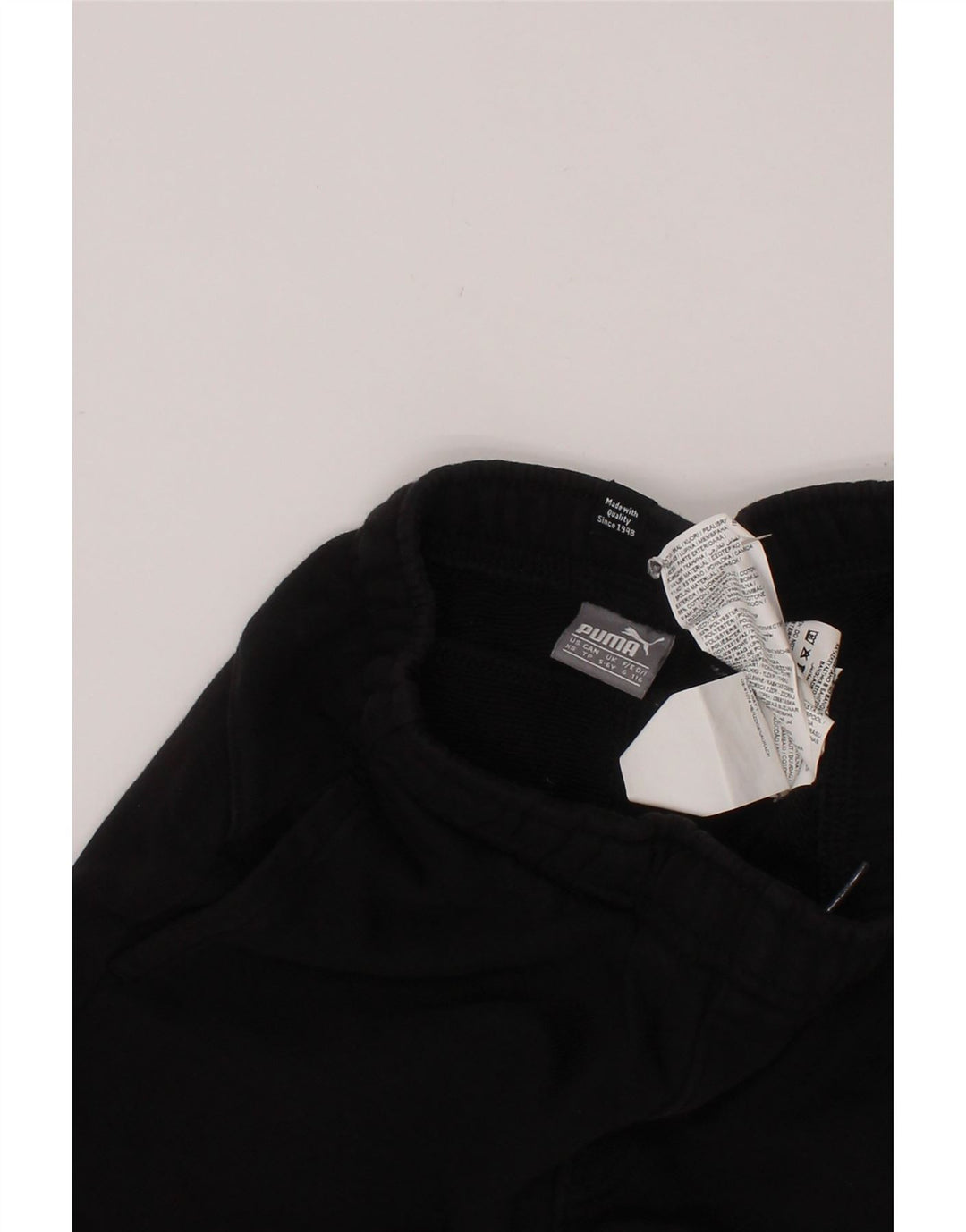 PUMA Boys Sport Shorts 5-6 Years  Black Cotton